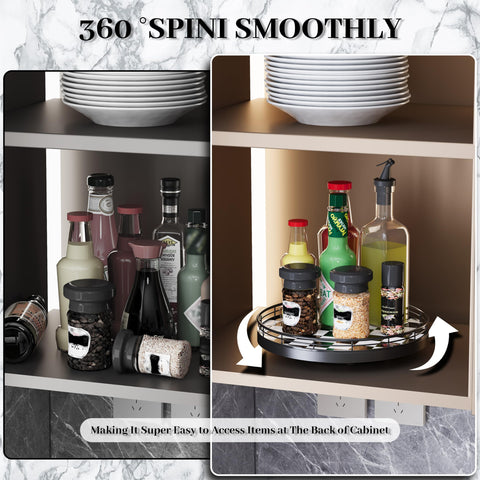 AMH checkerboard lazy Susan gift-ready packaging enhances gifting experience.