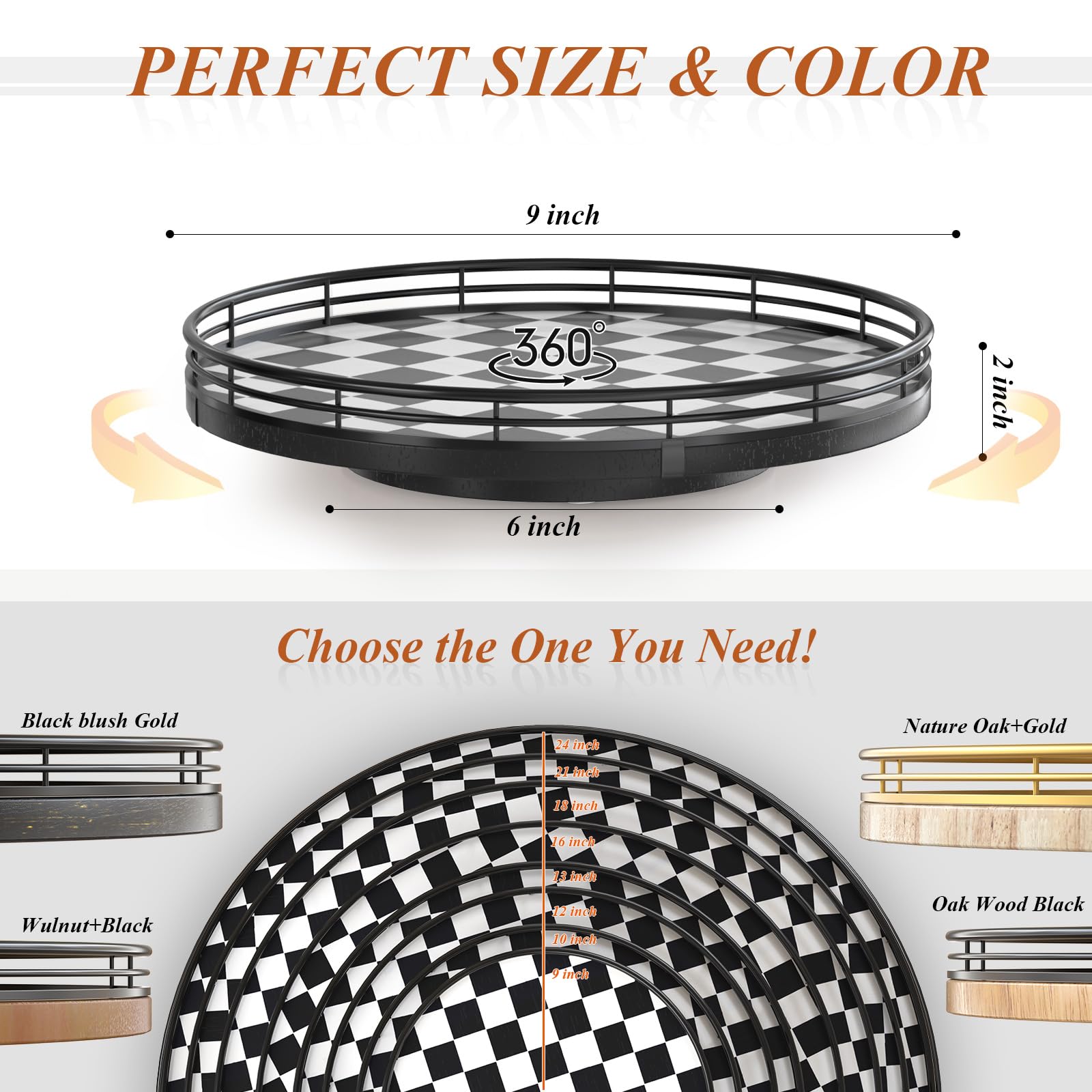 AMH wedding gift-worthy lazy susan elevates home organization