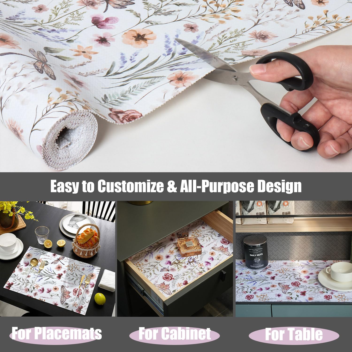 Amiitay shelf liner in drawer use helps tidy storage