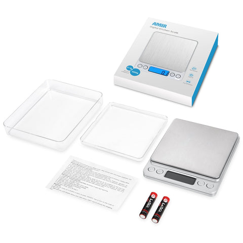 AMIR scale ships with batteries for instant setup.