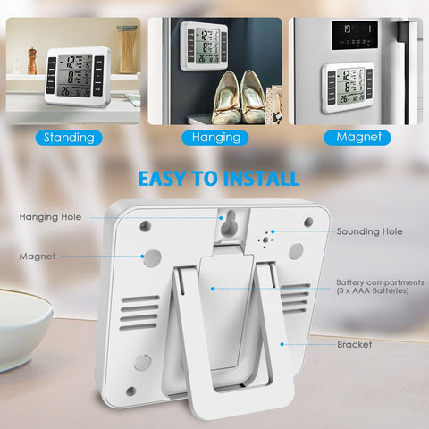 AMIR device records MIN and MAX temperatures for simple history checks