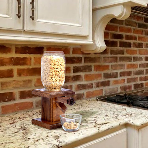 AMISH VALLEY PRODUCTS glass jar preserves freshness for snack-friendly use