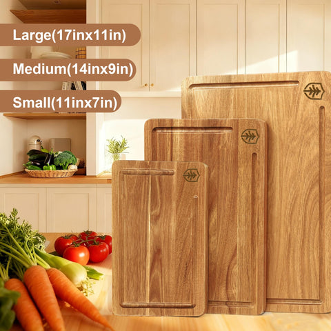 Amitlimate 11x7 cutting board small with built-in handle for compact prep