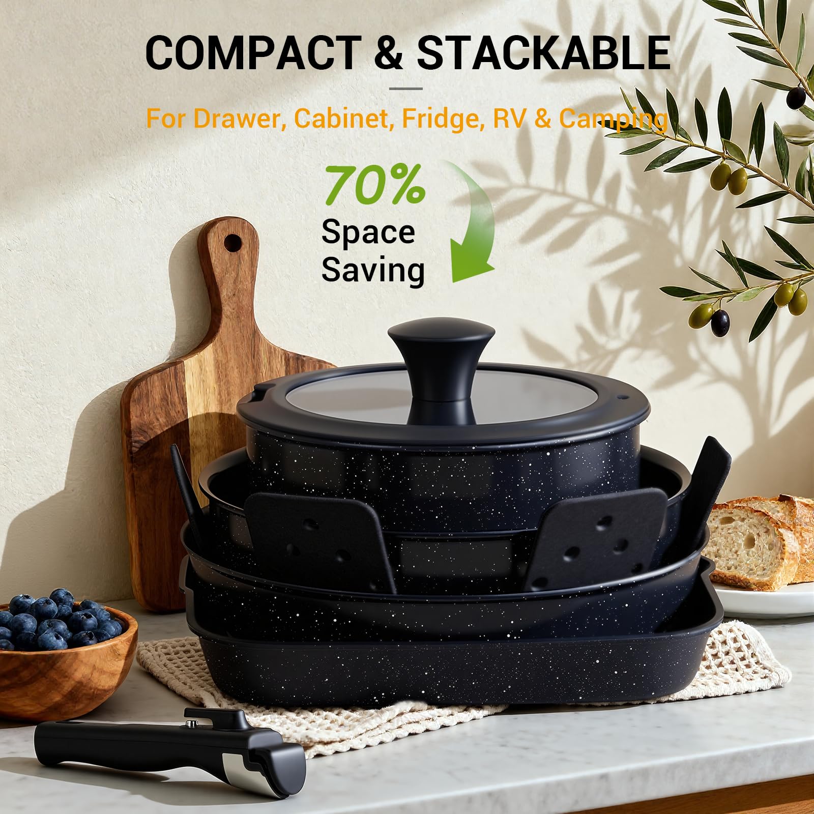 Ammeloo oven-safe cookware suitable for roasting and warm-keeping.