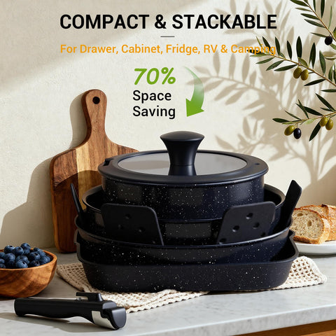 Ammeloo oven-safe cookware suitable for roasting and warm-keeping.