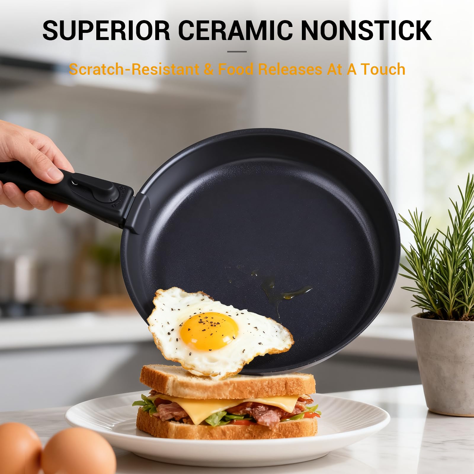 Ammeloo stackable design for compact kitchen storage and organization.