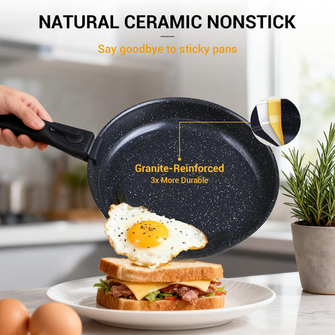 Ammeloo dishwasher safe cookware for quick cleanup