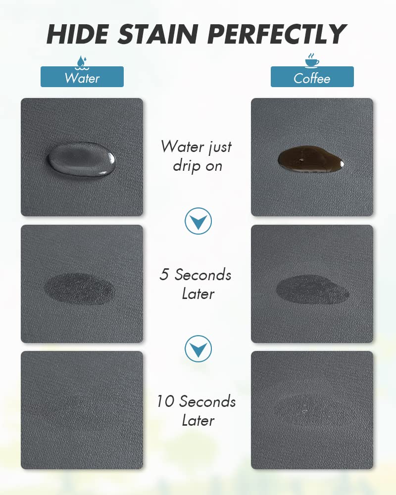 AMOAMI Coffee Mat demonstrates absorbent diatomite handling water splashes quickly.