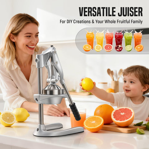AMOHEE manual juicer dishwasher-safe-parts simplify cleaning after juicing