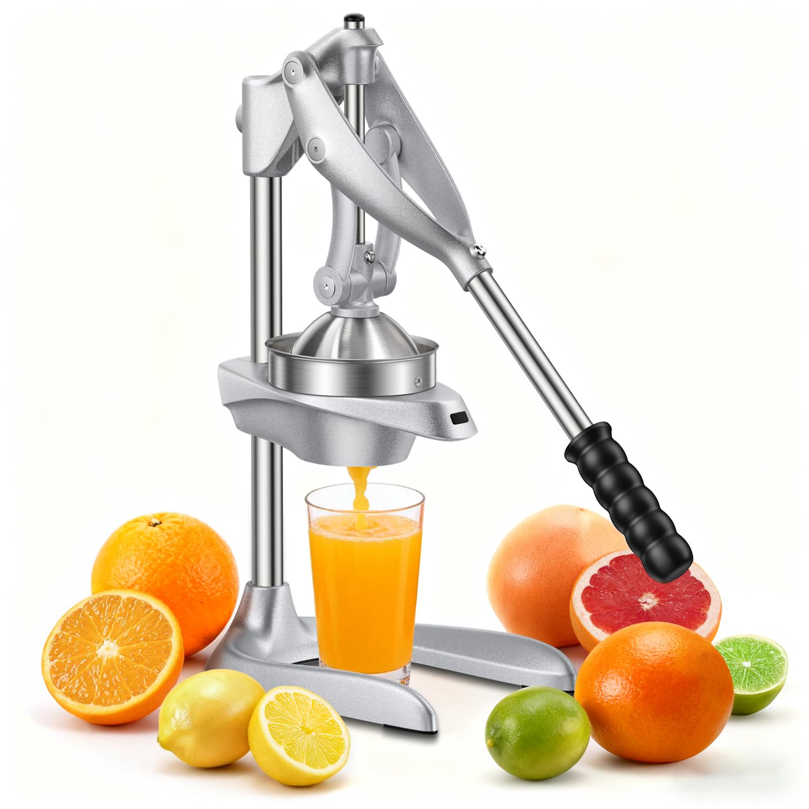 AMOHEE manual juicer orange-cone for maximizing citrus juice at home