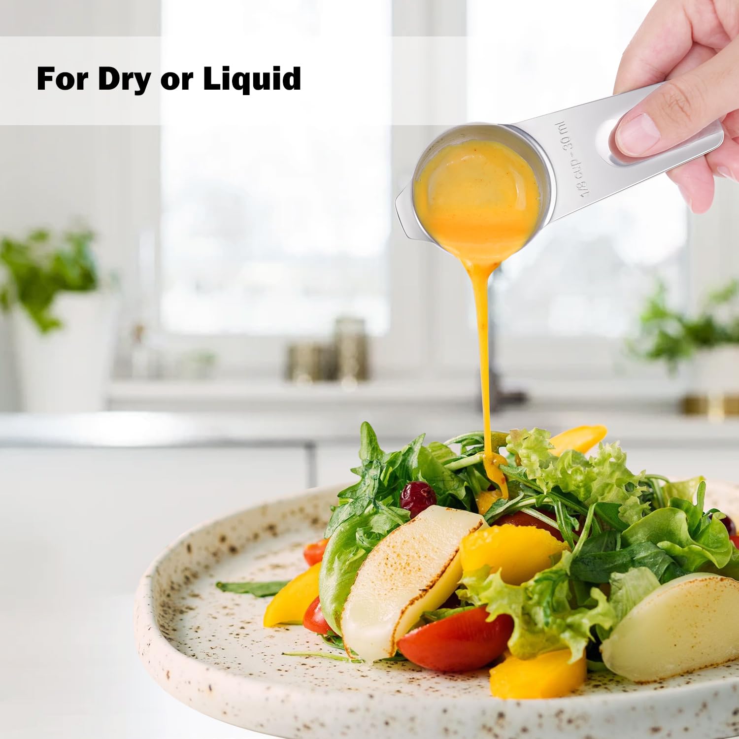 AMOHEE one half cup measuring cup for toppings and flour