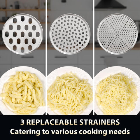 AMOHEE ricer is dishwasher-safe for quick cleanup after family meals.