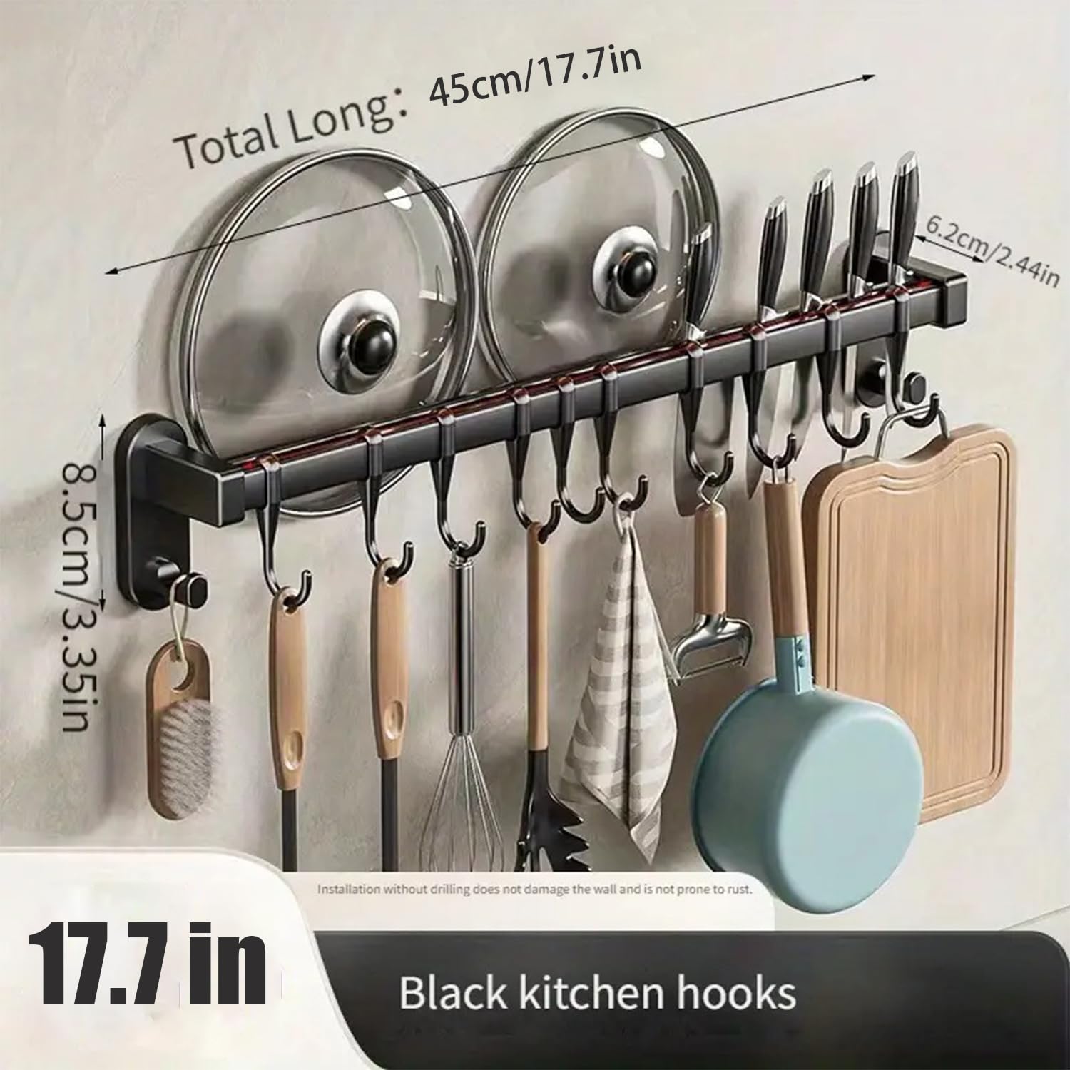 AmoiChic in kitchen storage solution for small spaces.