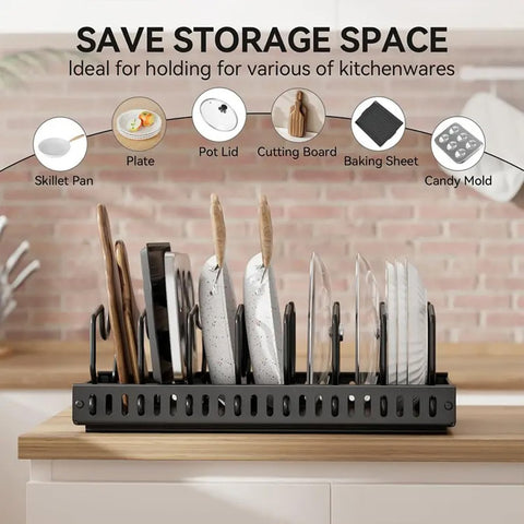 AmoiChic smooth-glide pull-out mechanism offers effortless retrieval of cookware after cooking.