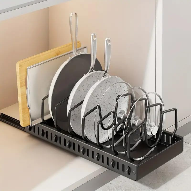 AmoiChic two-pack setup shows scalable storage for larger kitchens and multiple cabinets.