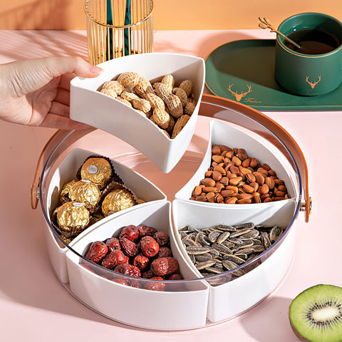 amokk portable picnic snack tray easy to carry for gatherings