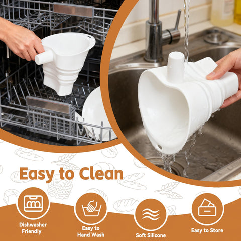 Amoner U easy-clean design complements KitchenAid accessories for quick storage.