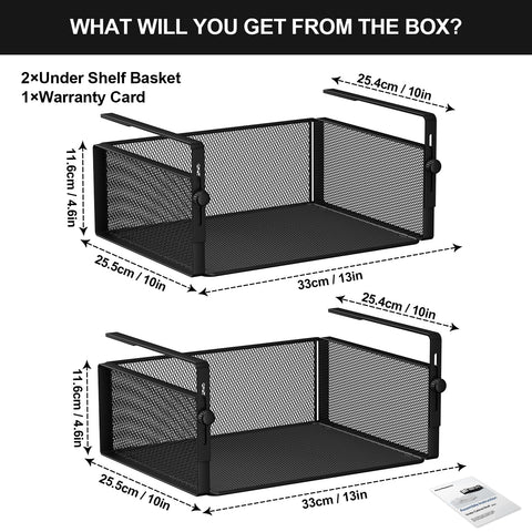 AmonHouseware basket stores cans, spices, and bottles for easy access.