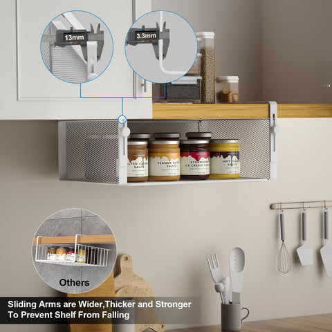 AmonHouseware sturdy arm with 13mm width and 3.3mm thickness stabilizes weight.