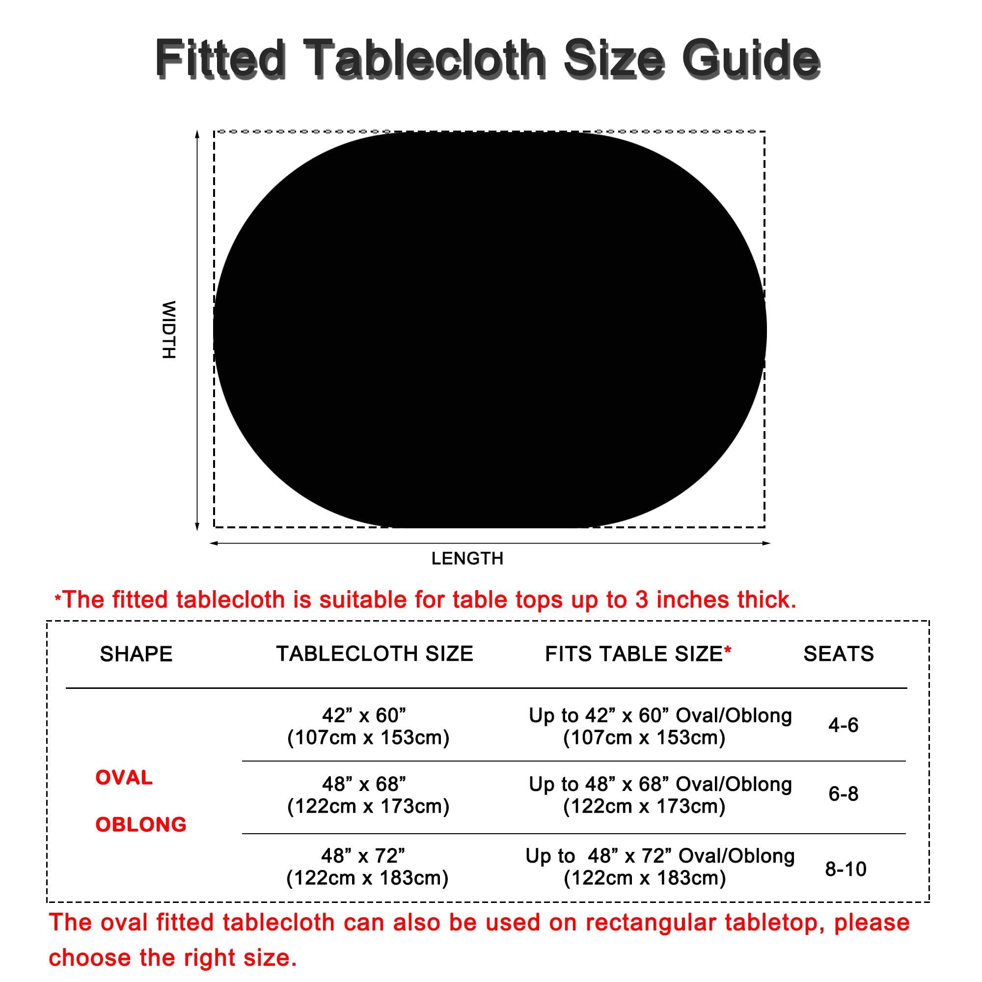 Amonsa oval tablecloth-weddings-parties-display provides versatile event backdrop