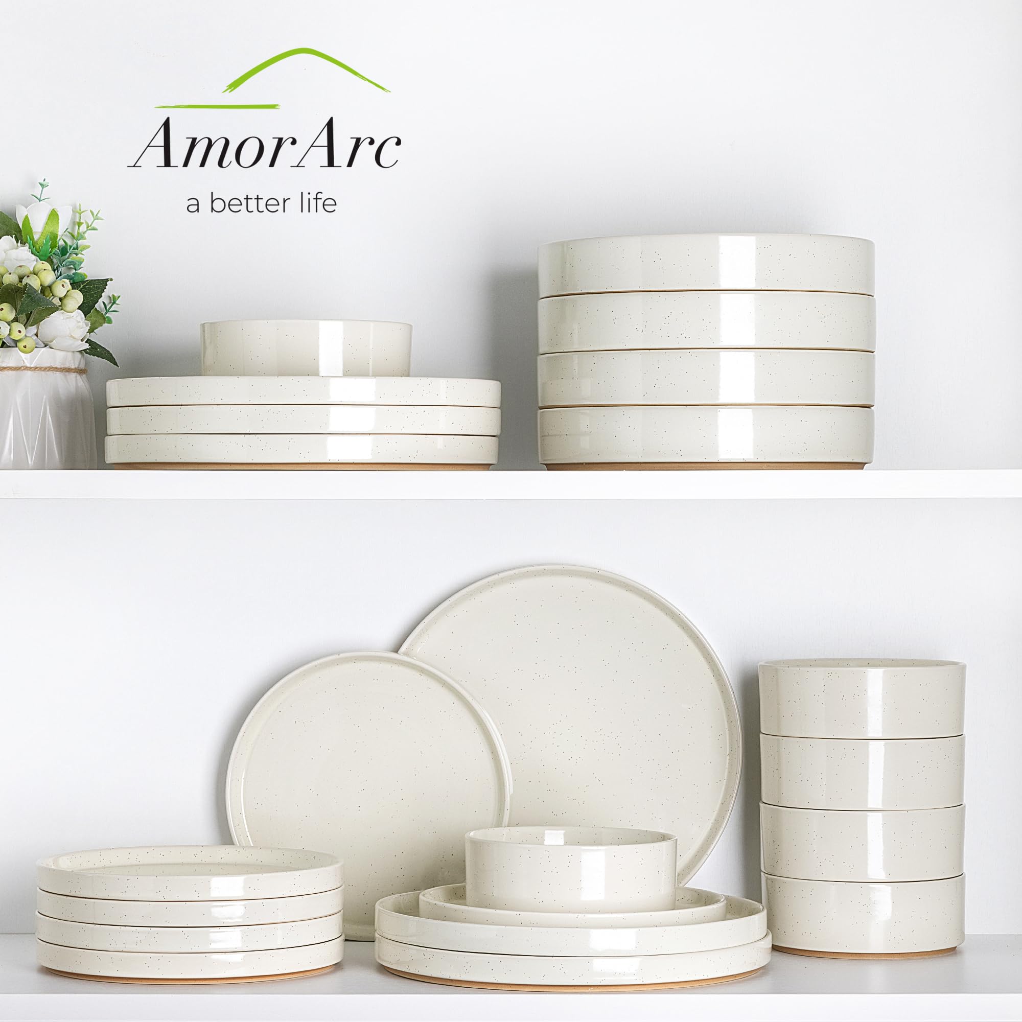 AmorArc beige 12-piece set packaging image