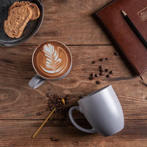 AmorArc mug base design provides stability for daily use.
