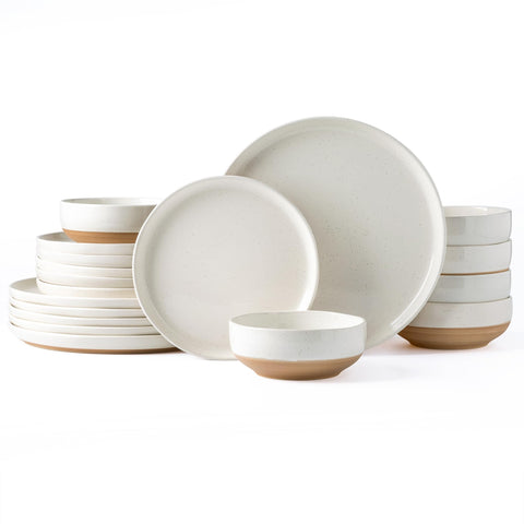 AmorArc dinnerware dinner plates 10.5 inches with handpainted finish for everyday elegance