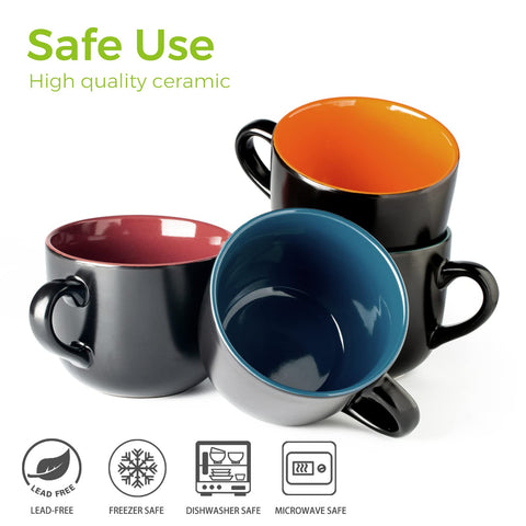 AmorArc eco-friendly clay mugs – responsibly crafted dinnerware.