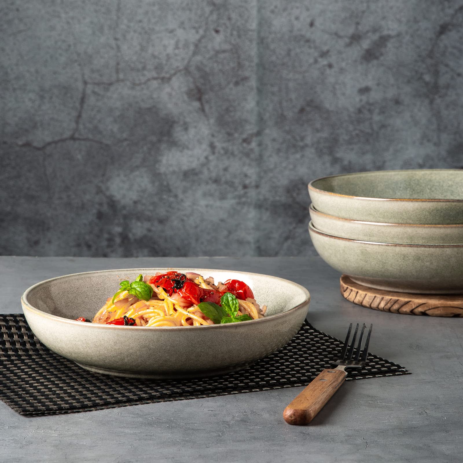 AmorArc reactive glaze variation adds unique table appeal