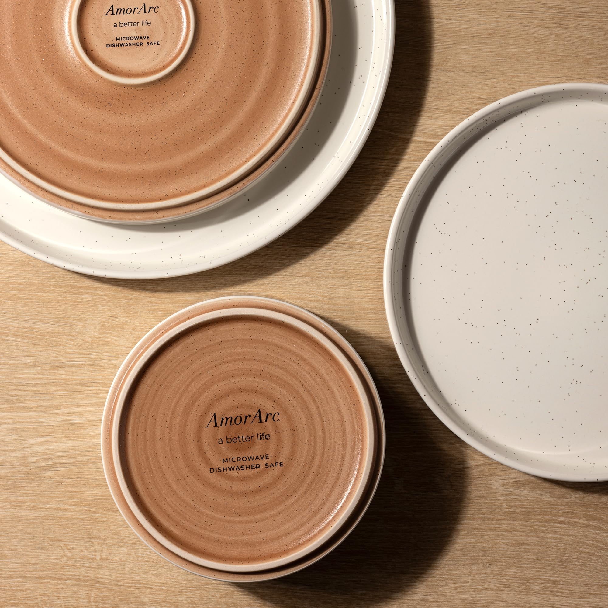 AmorArc speckled interior detail on the 8 inch plate