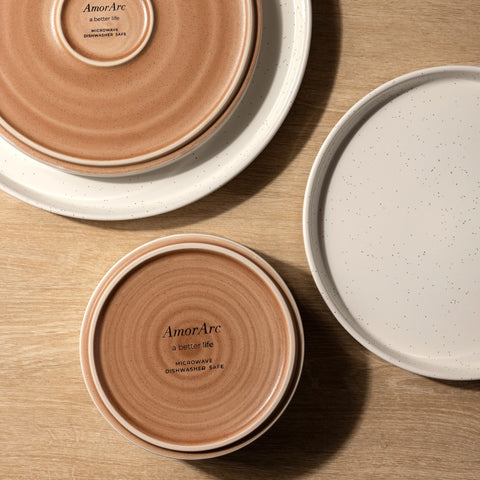 AmorArc speckled interior detail on the 8 inch plate