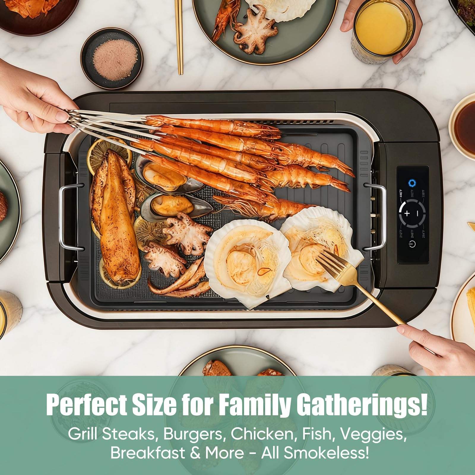 Amornest WT-ISG802 fits into compact kitchen spaces for everyday meals.