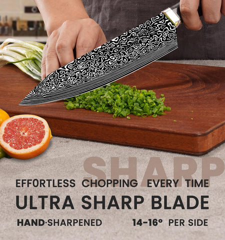 Amorston 3.5 inch paring knife for peeling and detail work.