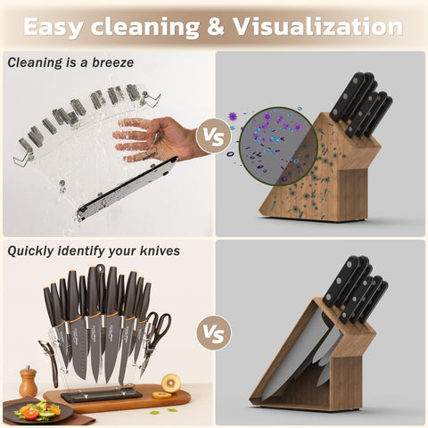 Amorston 8-inch chef knife slices vegetables with precision