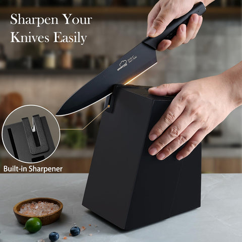 Amorston 8-inch slicing knife ideal for roasts and deli cuts.