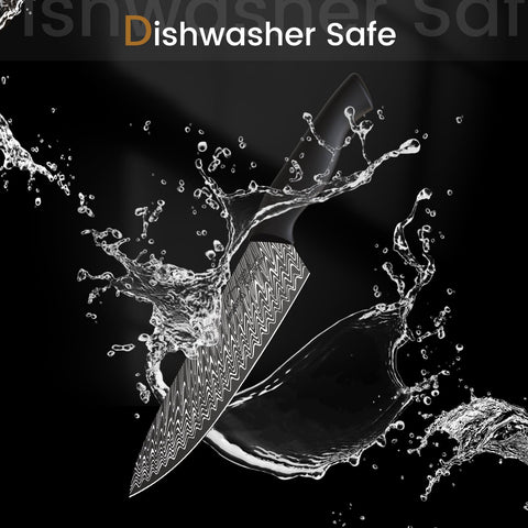 Amorston kitchen shears and block shown with built-in sharpener.