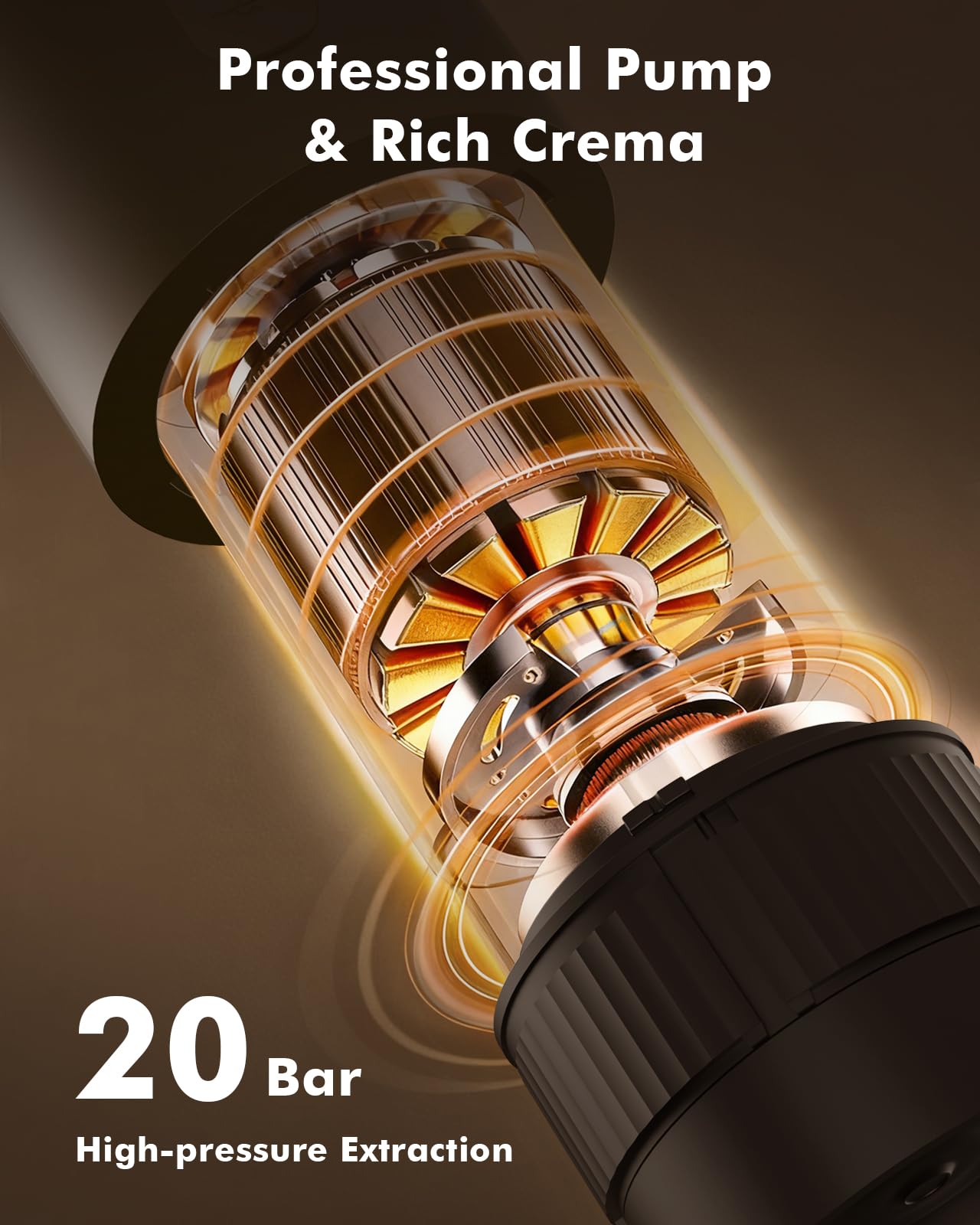 AMOSA electric milk frother steaming milk for creamy drinks anywhere.