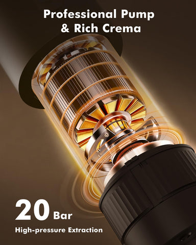 AMOSA electric milk frother steaming milk for creamy drinks anywhere.