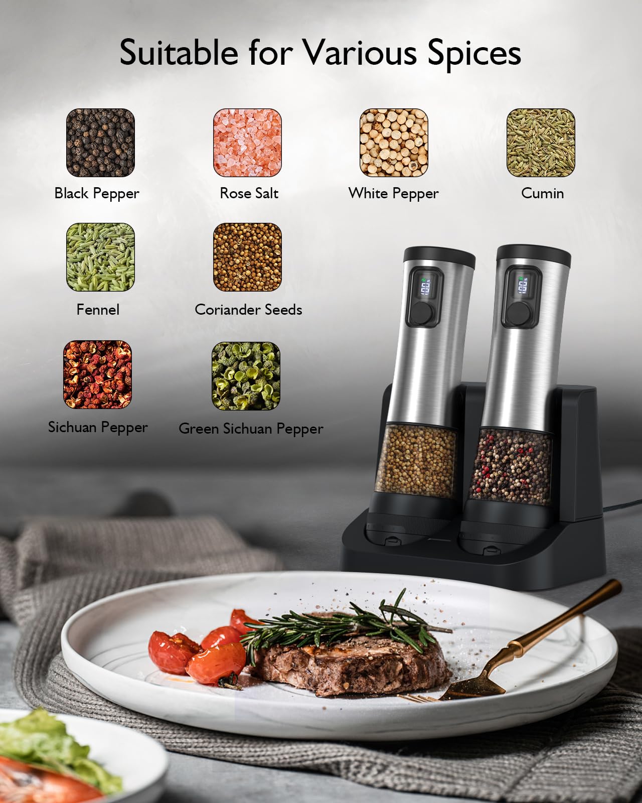 AMOSA stainless steel design fits modern kitchens and easy cleaning after use.