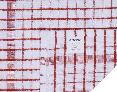 AMOUR INFINI 12x12-dishcloths, drying-dishes and wiping counters with ease