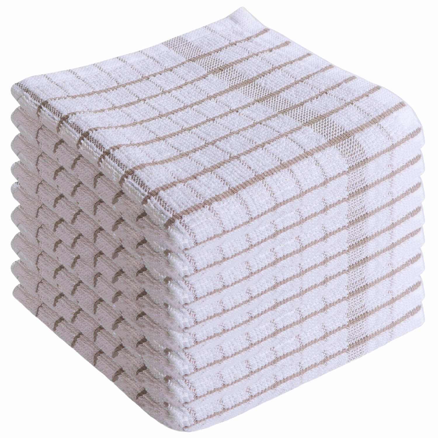 AMOUR INFINI dishcloths absorbent terry cotton, quick-drying for busy countertops and dish stacks.