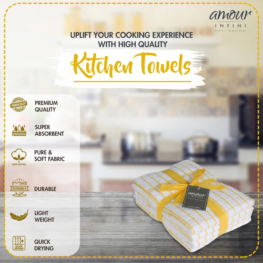 AMOUR INFINI soft-touch towels gentle on delicate surfaces during drying and wiping