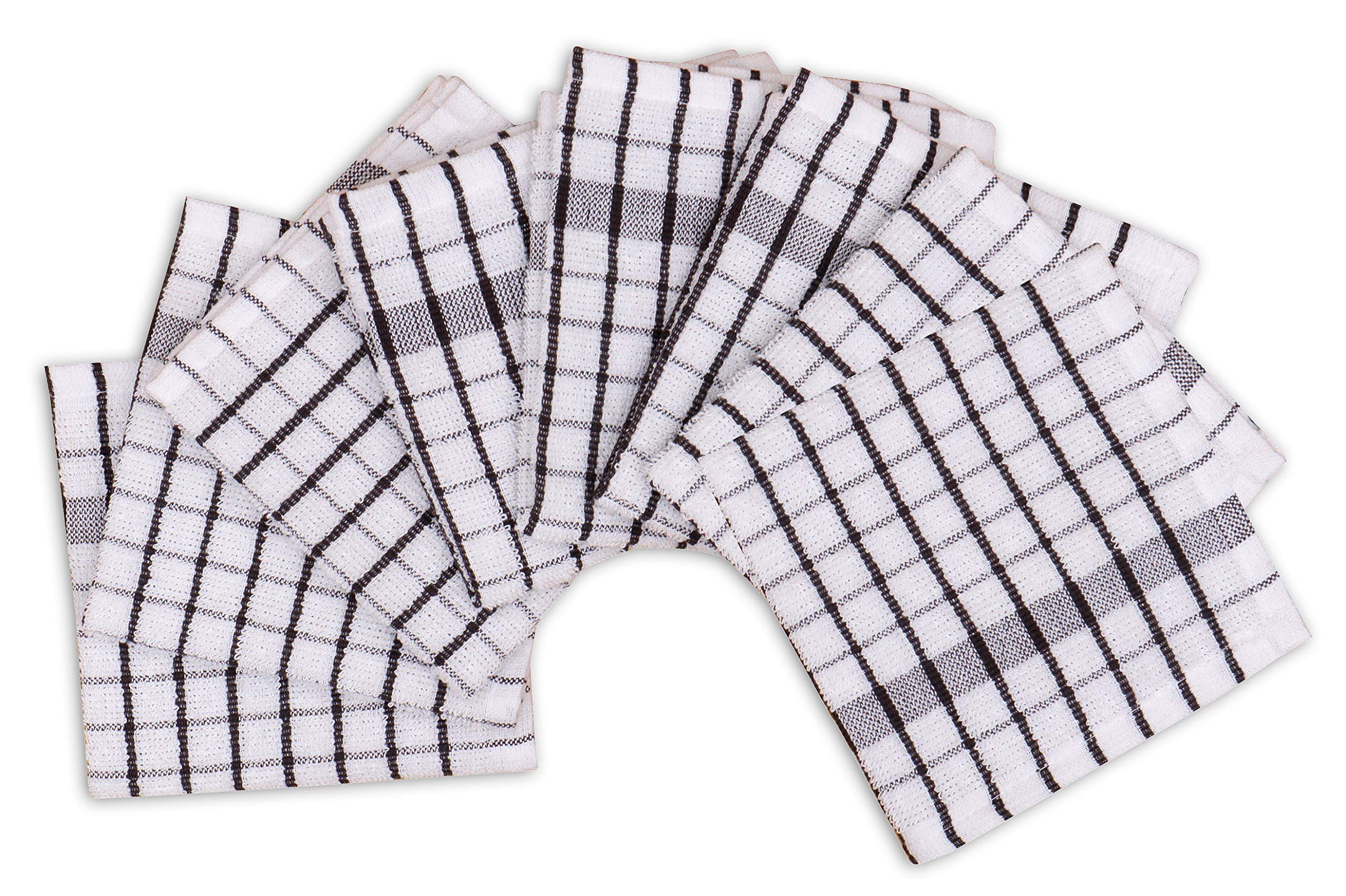 AMOUR INFINI dishcloths 8-pack compact 12 by 12 size.