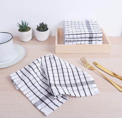 AMOUR INFINI dishcloths 8-pack ideal for drying dishware.