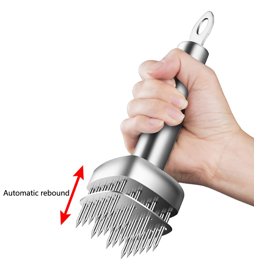 AMPSEVEN tenderizer length 8.2 inches for comfortable handling.