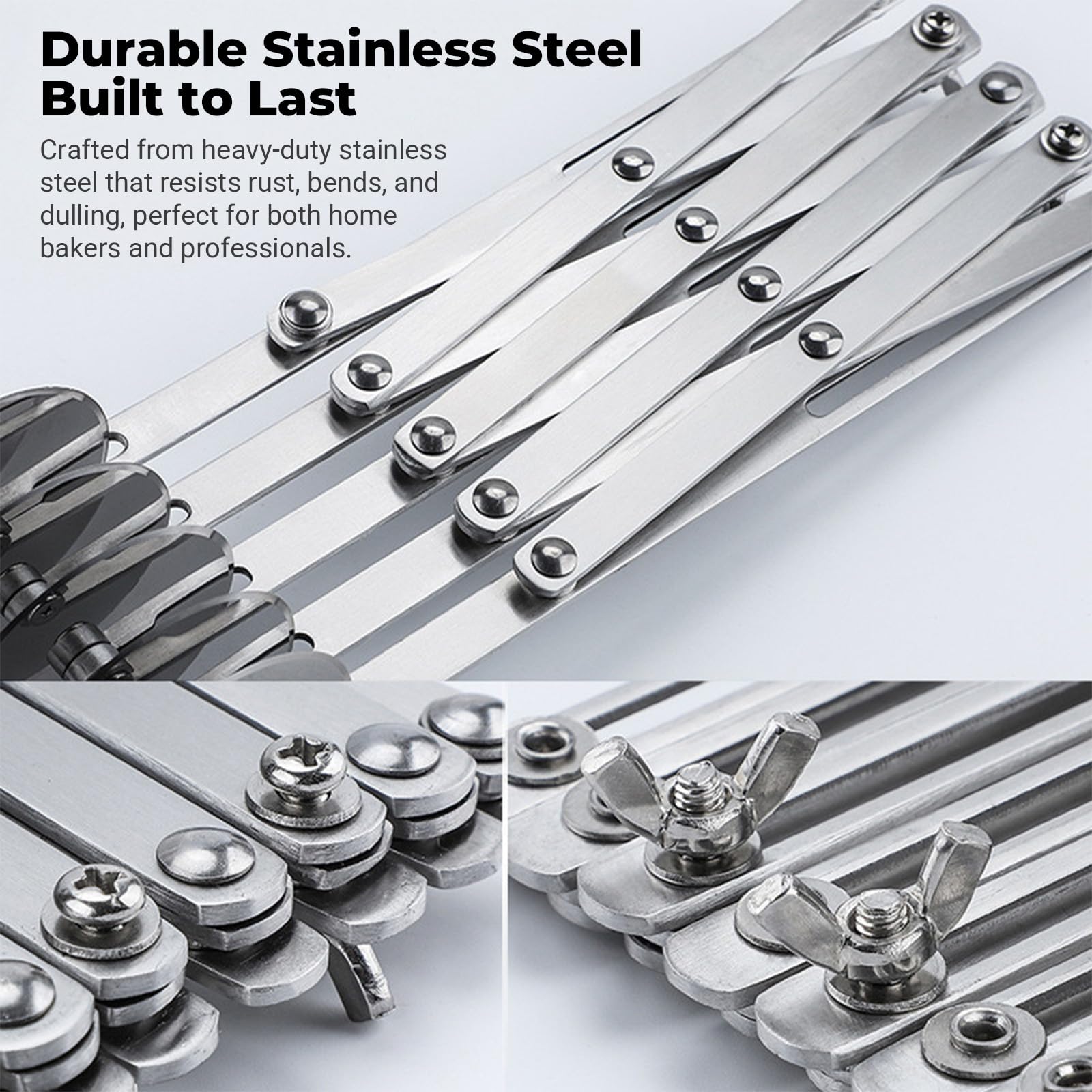Amroicus multi-round pastry knife wheels offer versatile cutting paths.