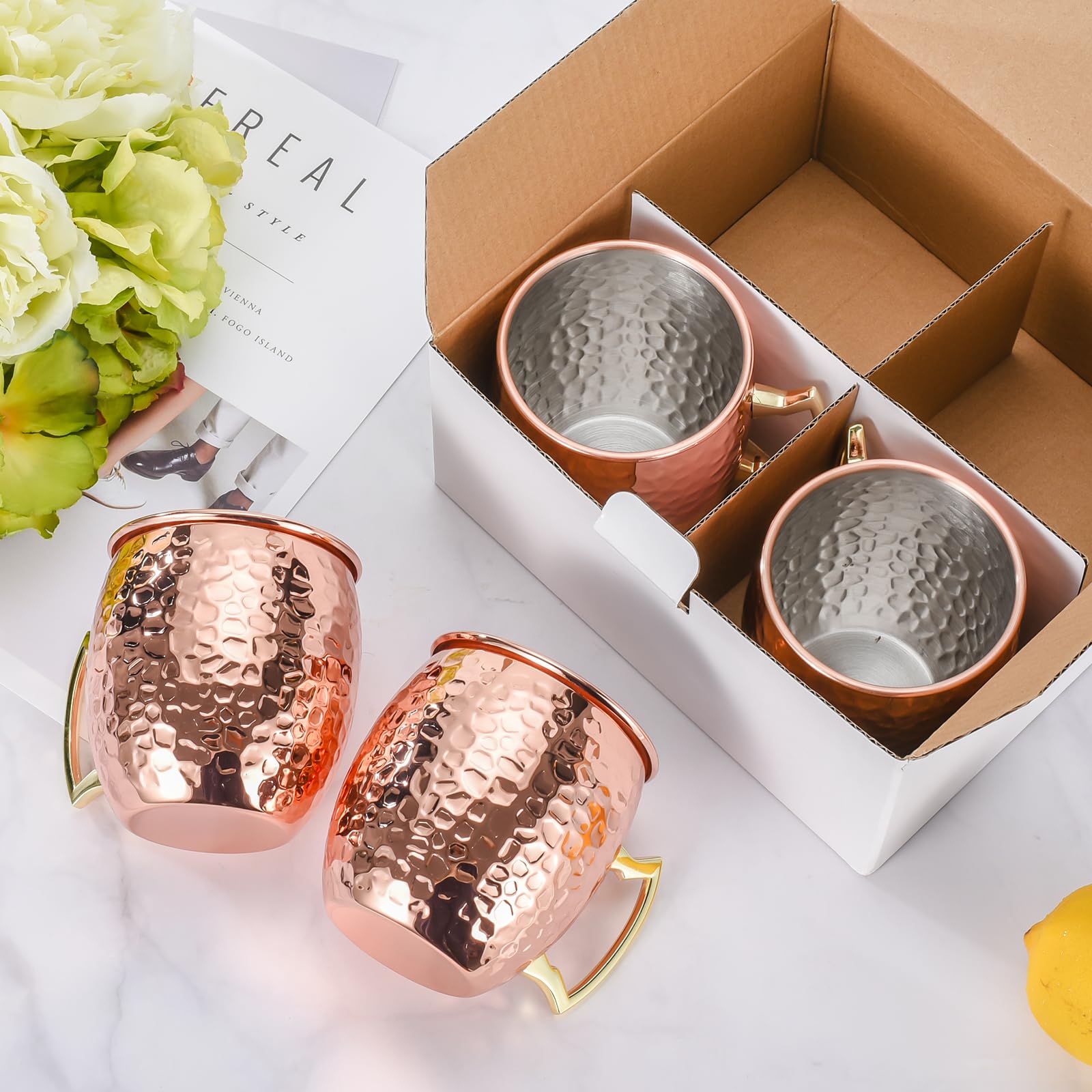 Amrules Moscow Mule Mugs suitable for daily use and camping adventures