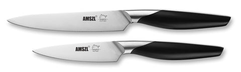 AMSZL paring knife set with 3.5-inch blades for precise peeling