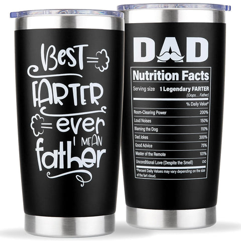 Amutta Best F Ever Father cup with humorous design, a fun gift for dad