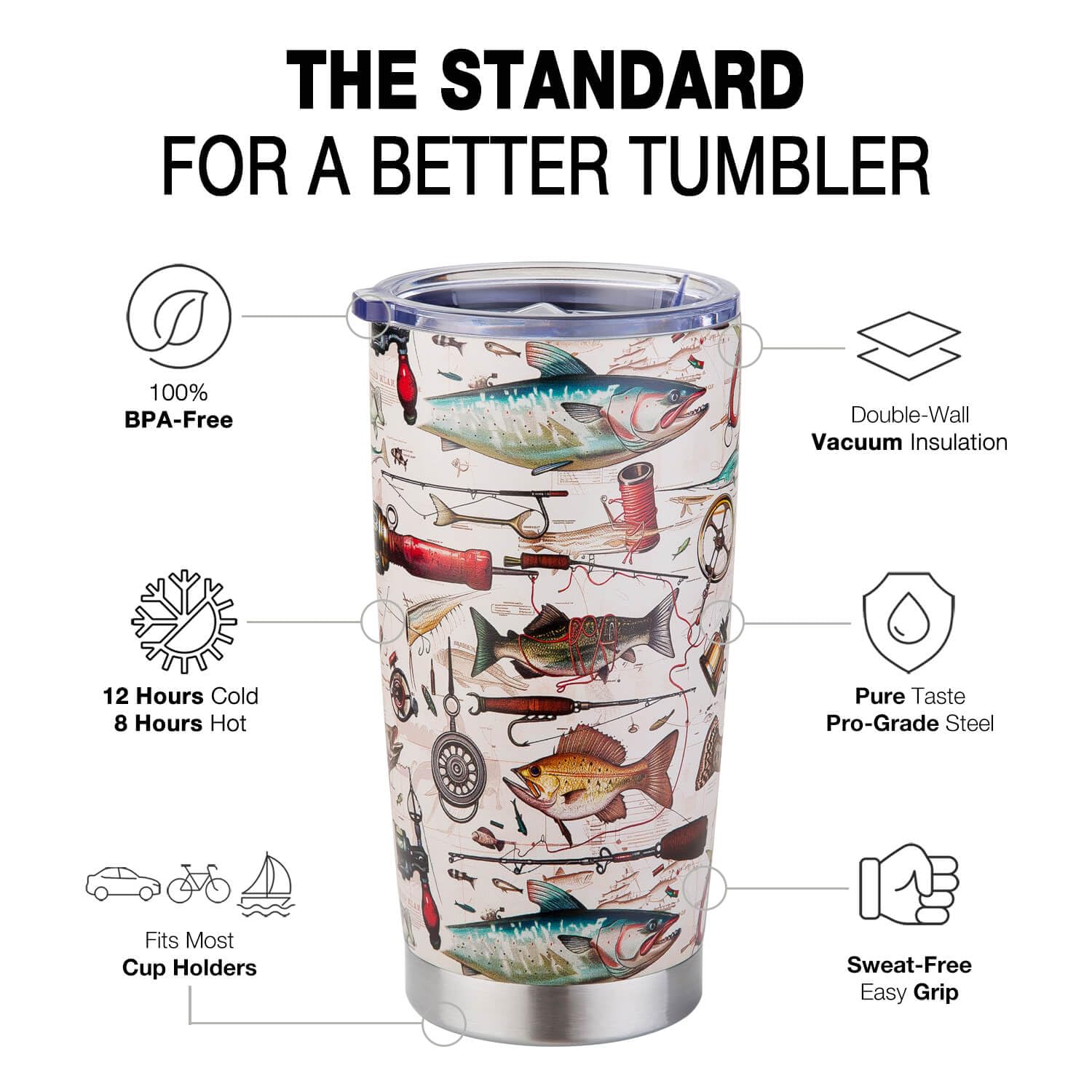 Amutta splash-proof lid minimizes spills during travel and adventures